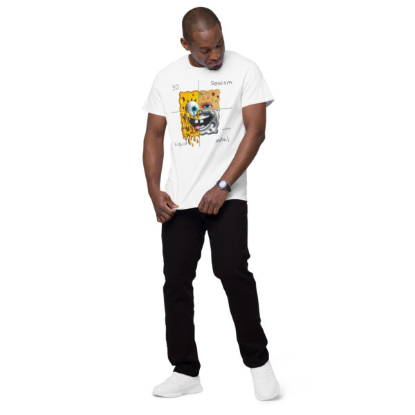 Camiseta premium de algodón para hombre