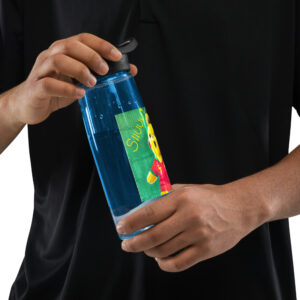 Botella de agua deportiva