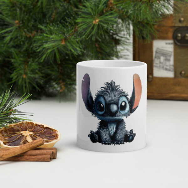Taza blanca brillante - Image 4