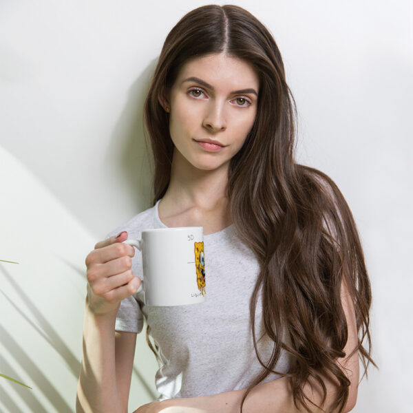 Taza blanca brillante - Image 2