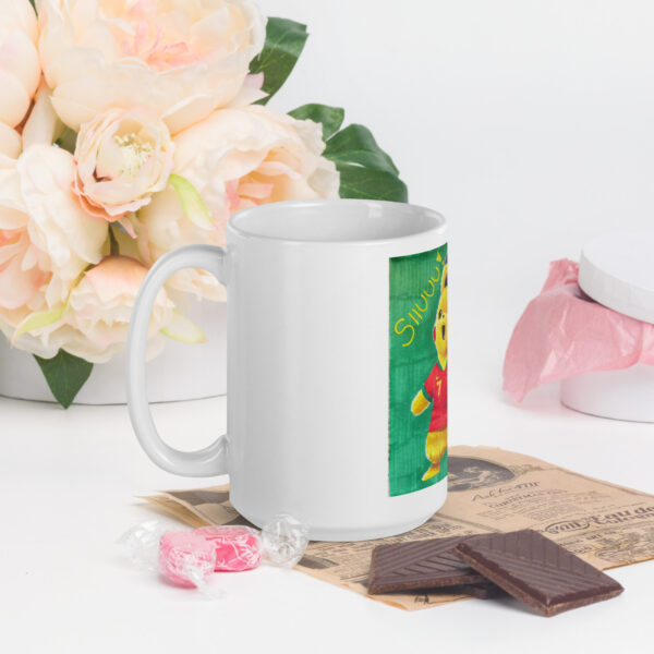 Taza blanca brillante - Image 4