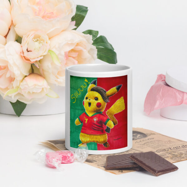 Taza blanca brillante - Image 9