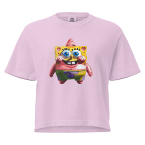 Camiseta boxy gruesa de mujer