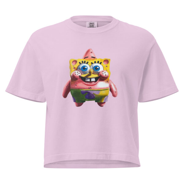 Camiseta boxy gruesa de mujer